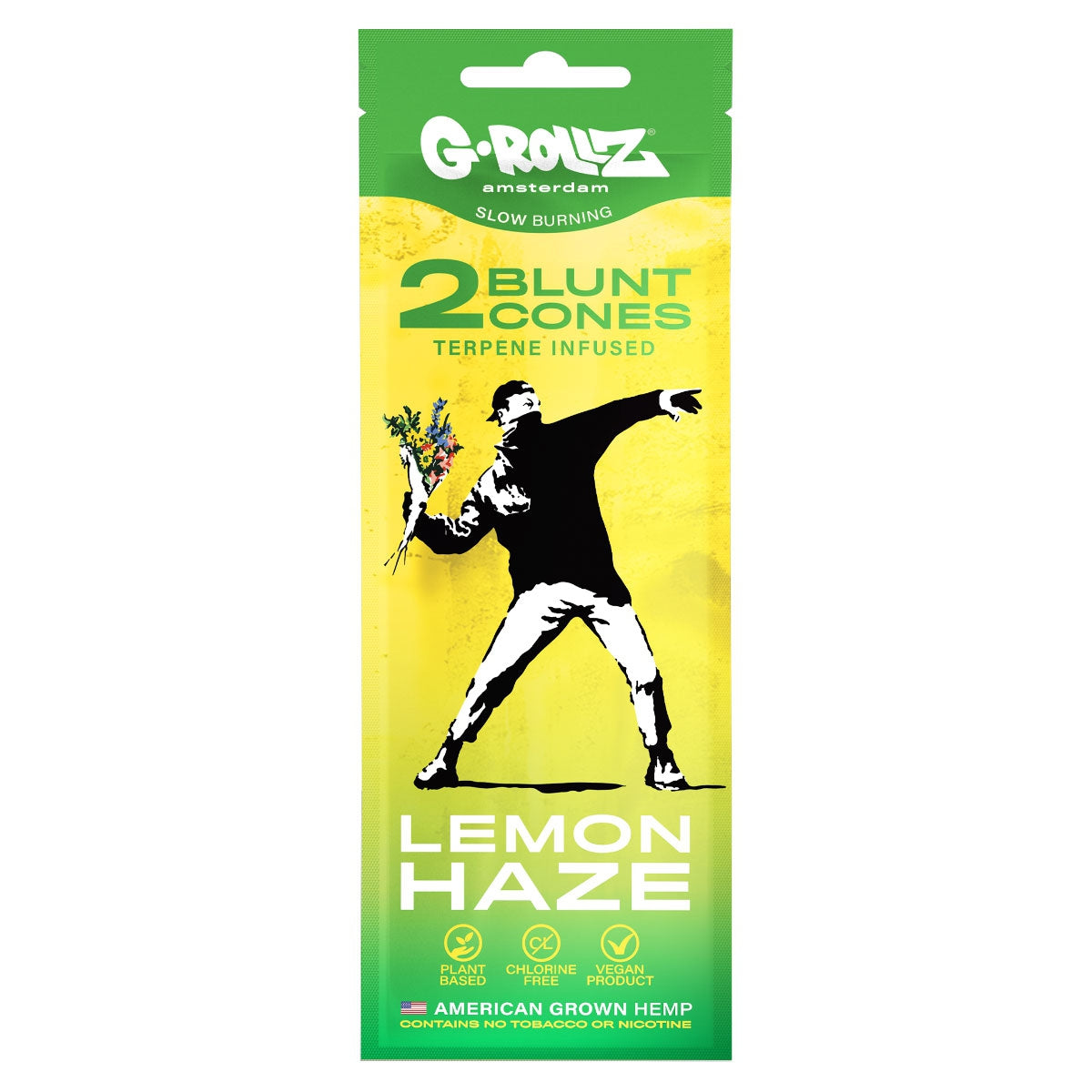 Banksy's Graffiti "Lemon Haze" Blunt Pré Roulé x2