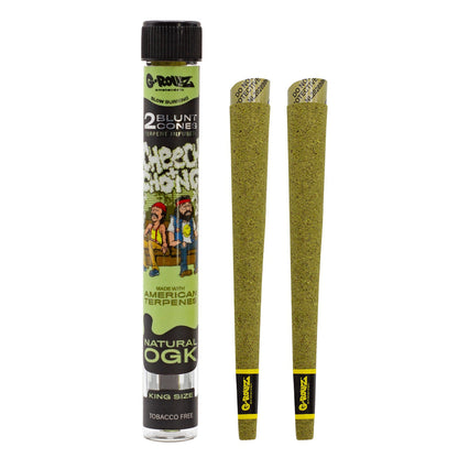 Cheech & Chong(TM) Terpene Infused Blunt Cones 'Natural OGK' (12 Pack Display, 24 Blunts)