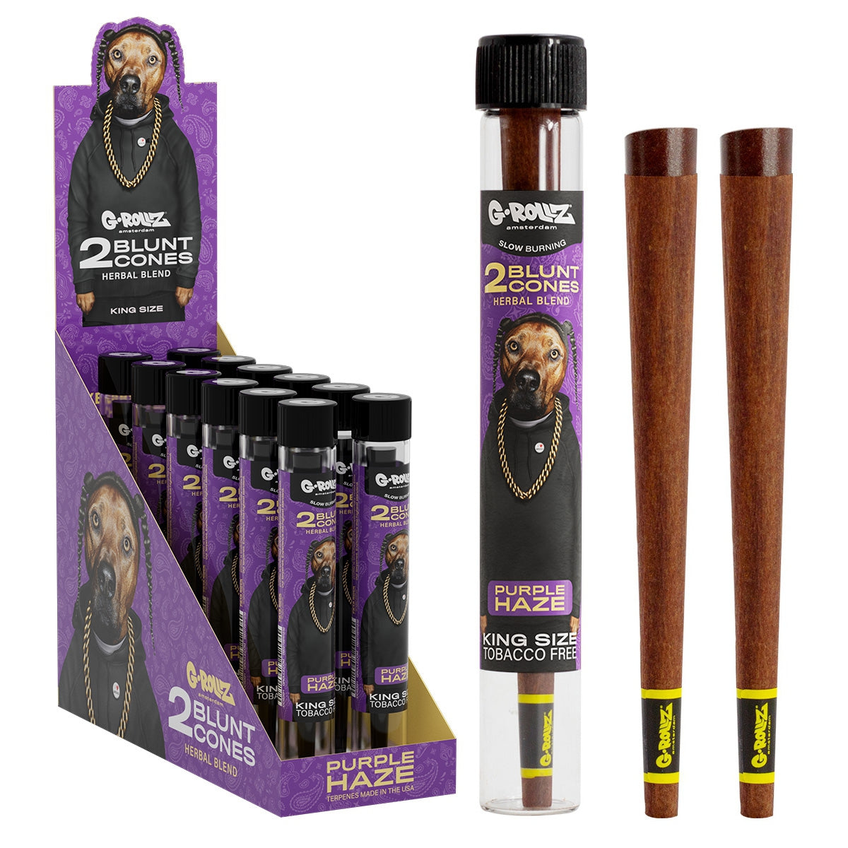 Pré Roulé Purple Haze Blunt "The Dog" x2