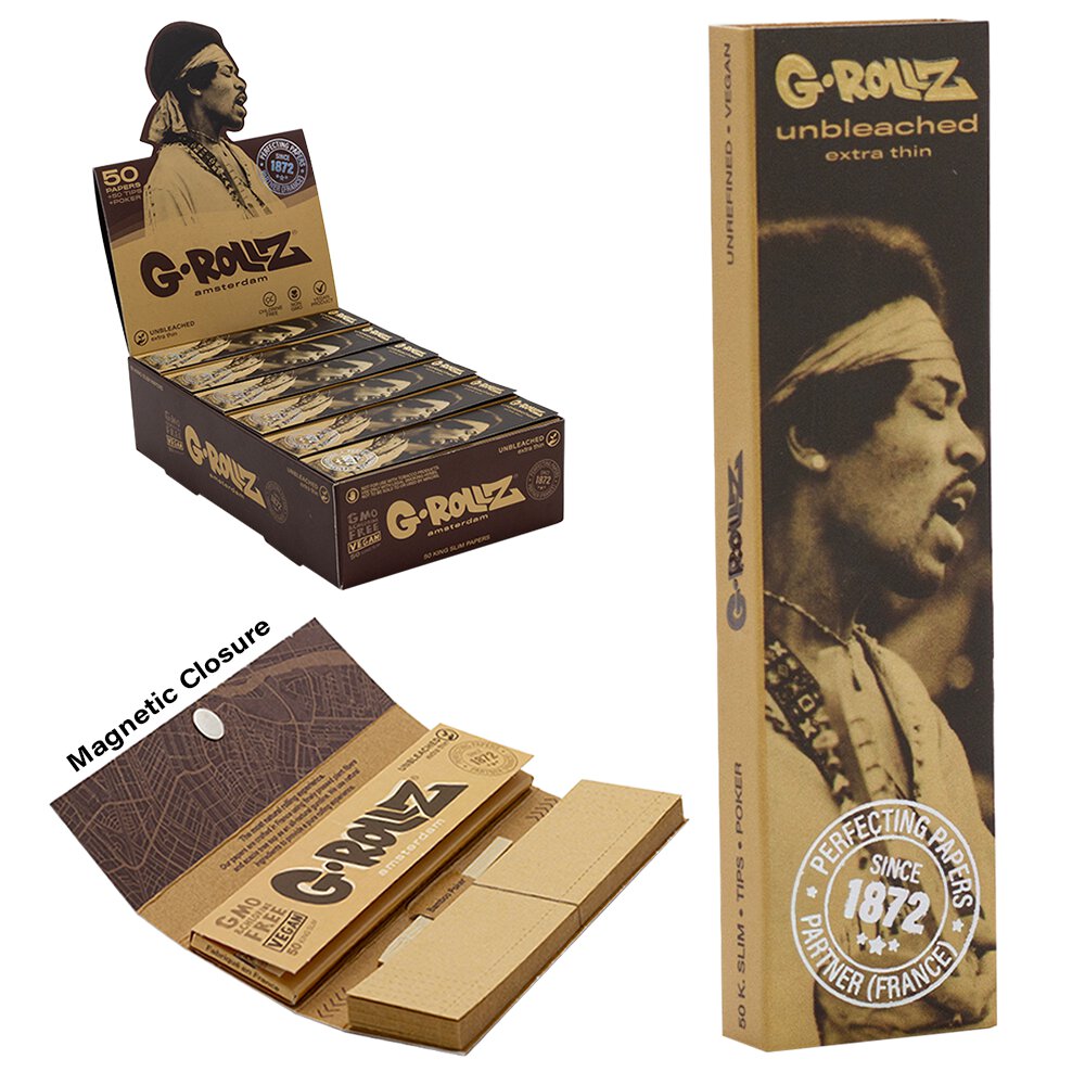 50 Slim Papers 'Serenade' Unbleached