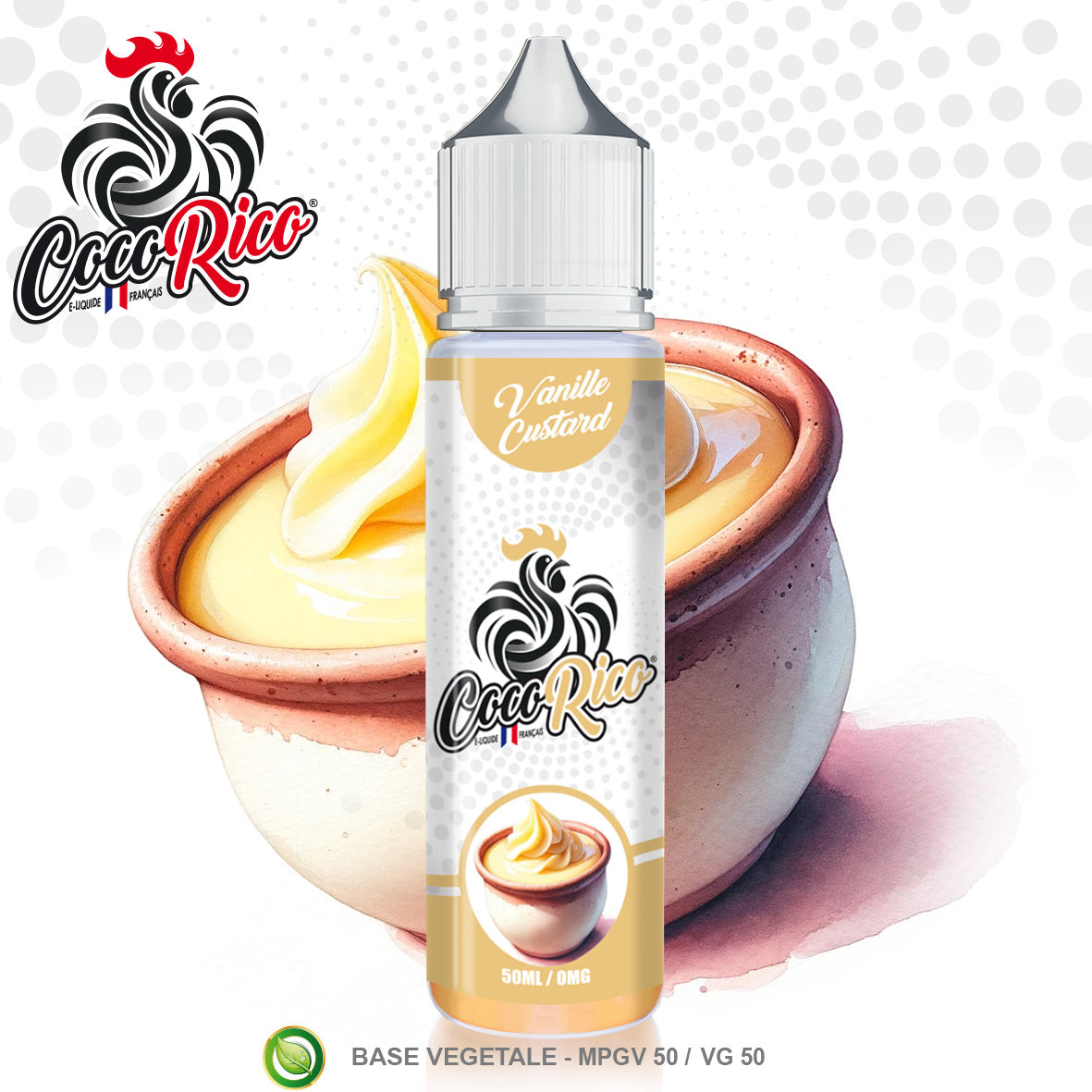 Cocorico Vanille custard 50ml