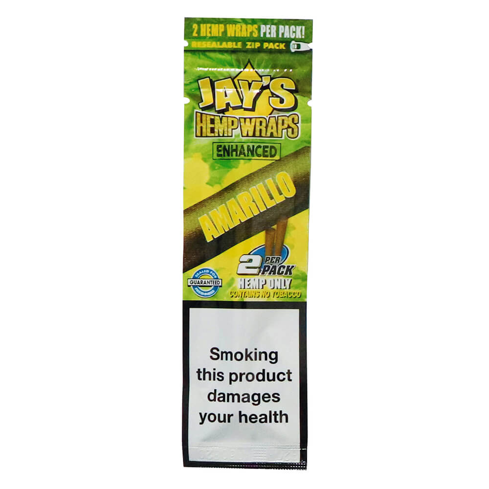 Jay’s Hemp Wraps Amarillo Lemon Cake Papiers à Rouler avec Infusion Terpènes